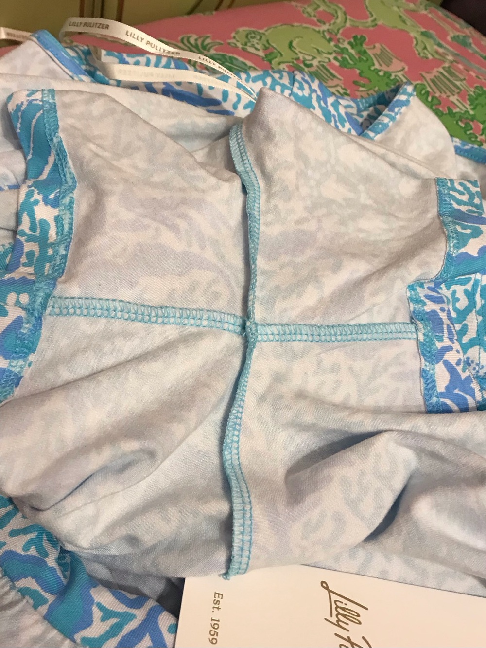 Lilly Pulizer Clara Sleeveless Romper Stretch Resort White Goombay Groove size M - Picture 4 of 4